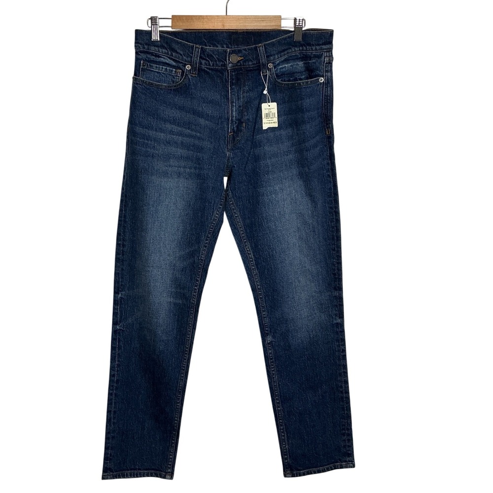 LL Bean 32 x 30 Men's Signature Heritage Denim Vintage Dark Classic Fit NEW